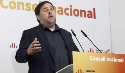 El vicepresidente de Cataluña, Oriol Junqueras