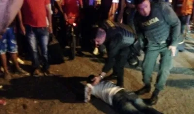 Policía identificó al fallecido como Henry Meneses Ruiz.