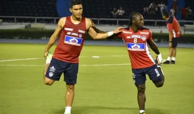 Teófilo Gutiérrez y Yimimi Chará comandarán el ataque de Junior. 