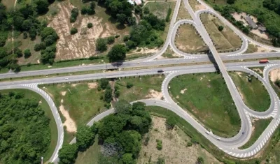 Tramo de la Ruta del Sol II.