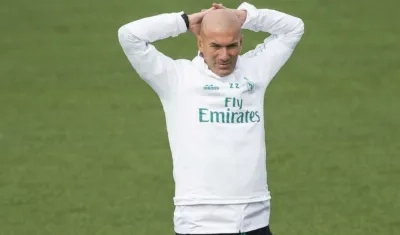 Zinedine Zidane, técnico del Real Madrid. 