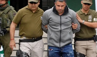 Richard Riquelme Vega fue capturado en un hotel, cuando estaba en compañía de una de sus esposas colombianas.