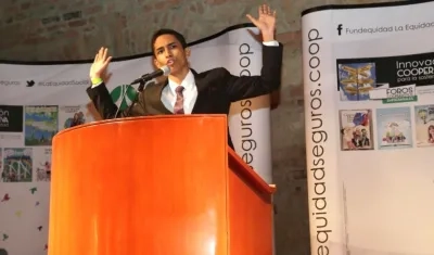 David Quiroz Barrios, el estudiante ganador.