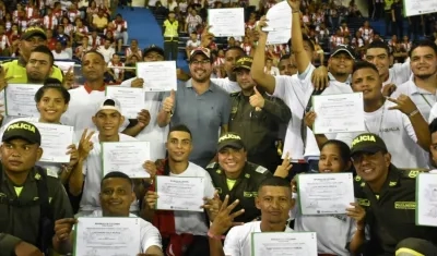 Barristas de Junior graduados. 