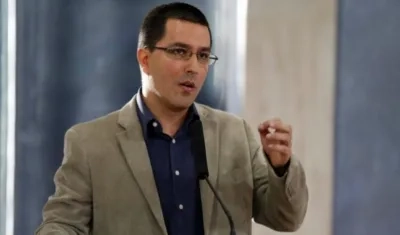 El ministro de Exteriores de Venezuela, Jorge Arreaza.