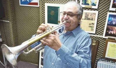 El trompetista Elías Lopés.