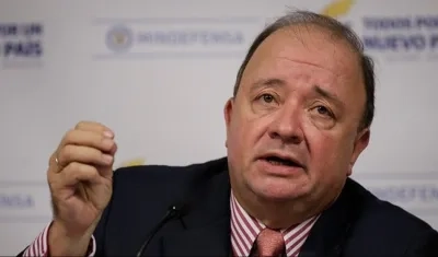 El ministro de Defensa, Luis Carlos Villegas.
