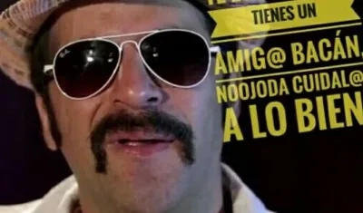 El actor barranquillero Víctor Hugo Trespalacios.