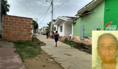 En este sector fue herida a cuchillo  Marlene Montagut por su esposo Víctor Vargas.