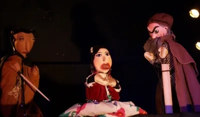 Obra del grupo de títeres venezolano 'La pareja'.