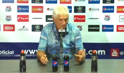 Julio Comesaña, DT del Junior.