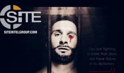 Esta fue la imagen difundida por el Estado Islámico.