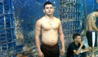 Leonel Álvaro Hernández cuando estuvo preso en el 2012.