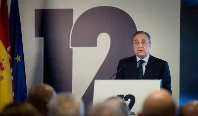 Florentino Pérez, presidente del Real Madrid. 