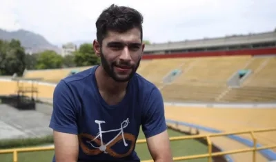 Gaviria durante su visita a Medellín.
