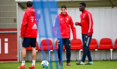 James Rodríguez será de la convocatoria ante el Leipzig.