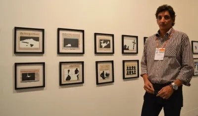 El pintor Jorge Julián Aristizábal