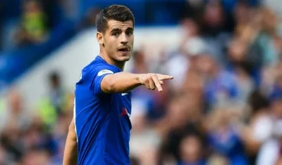 Álvaro Morata, delantero del Chelsea. 