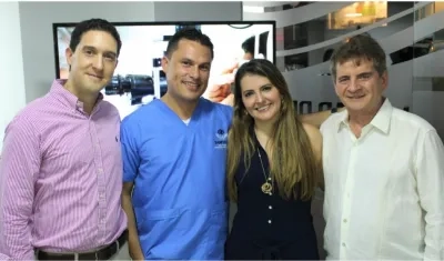 En la foto el doctor Luis Escaf de la  Fundación Oftalmológica del Caribel, que  inauguró esta semana  el Banco de tejidos corneales, Banfoca.
