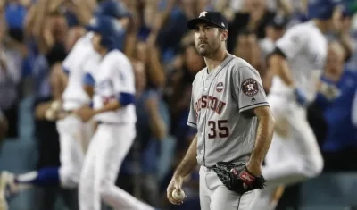 Justin Verlander, lanzador de los Astros. 