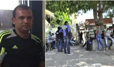 En la foto, Francisco Javier Manjarrez Macea, comerciante fallecido tras ser arrollado por una moto de la Policía.