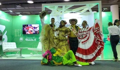 Los reyes del Carnaval 2018 Valeria Abuchaibe y Ricardo Sierra.