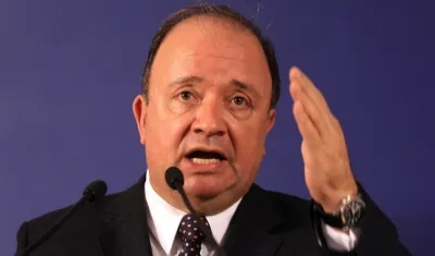 El ministro de Defensa, Luis Carlos Villegas