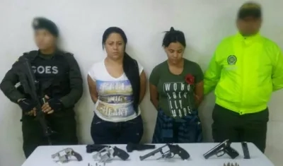 Las mujeres fueron capturadas la semana pasada en su residencia.