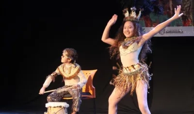 Los reyes infantiles el Carnaval 2018, Samuel Martínez Alcazar y Shadya Londoño Fernández.