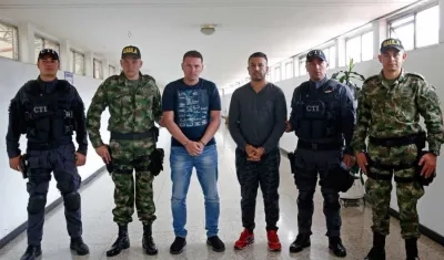 Los dos hombres eran narcotraficantes y se habían instalado en Puerto Boyacá,