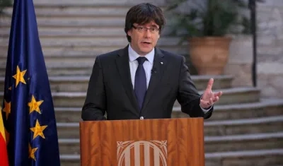 Carles Puigdemont, expresidente de la región española de Cataluña. 