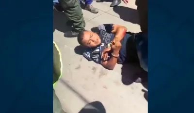 Los presuntos atracadores fueron capturados por la Policía tras una persecución.