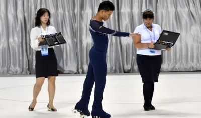 Patinaje Artístico danza individual varones fue una de las competencias que se quedaron por fuera. 