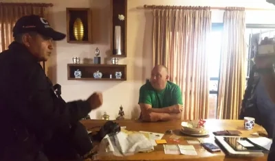 Operativo de la Fiscalía contra el narcotráfico.