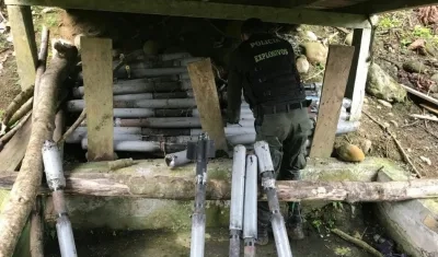 Caleta en zona rural de Tumaco.