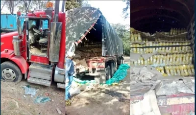 Desmanes y saqueos causados por los manifestantes.