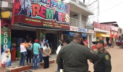 Lugar de los hechos en El Banco, Magdalena.