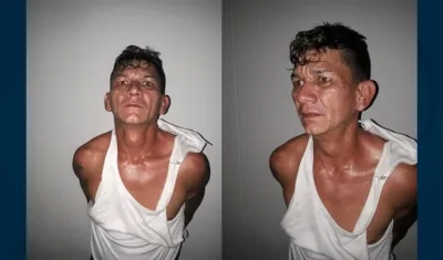 José Aldemar Parra Arenas, capturado por la Policía en Malambo.