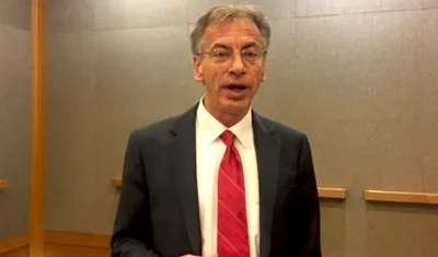 Abogado Michael Munro, director de cumplimiento normativo del grupo Odebrecht.