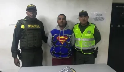 Robinson Acotas, capturado en Rebolo.