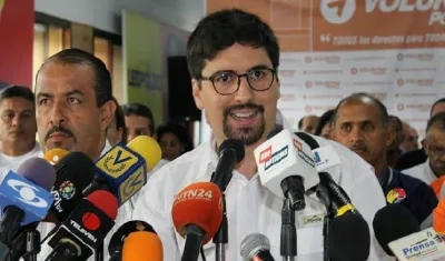 El opositor Freddy Guevara solicitó protección al Gobierno chileno. 