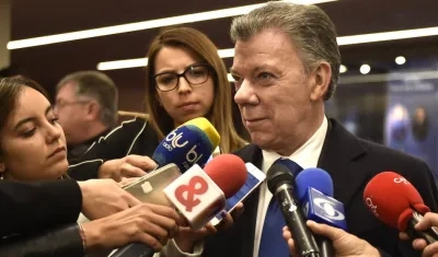 Juan Manuel Santos, Presidente de la República.