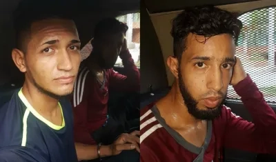 Los capturados fueron conducidos a la URI de la Fiscalía.