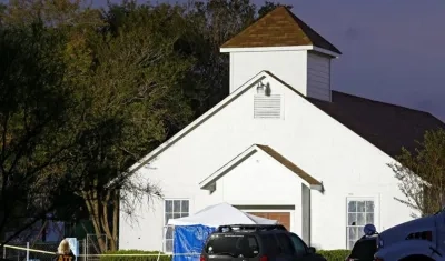 Iglesia baptista donde se presentó el masacre.