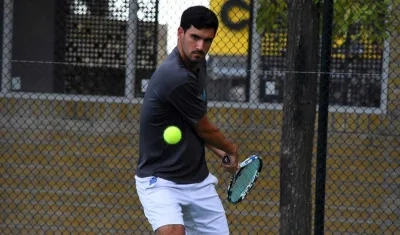 José Bendeck, tenista barranquillero. 