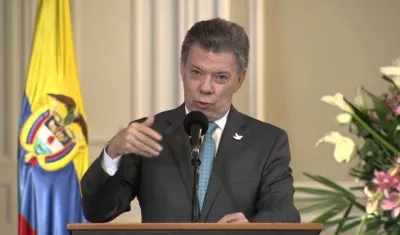 Juan Manuel Santos.