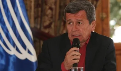 El jefe negociador del ELN Pablo Beltrán.