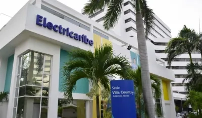 Fachada de Electricaribe. 