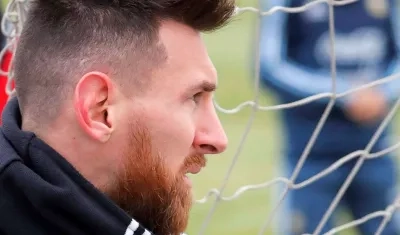 Lionel Messi, delantero de la Selección Argentina. 