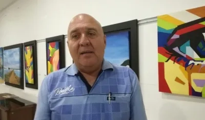 Luis Grimaldo,  presidente de la Asociación de Educadores del Atlántico, Adea